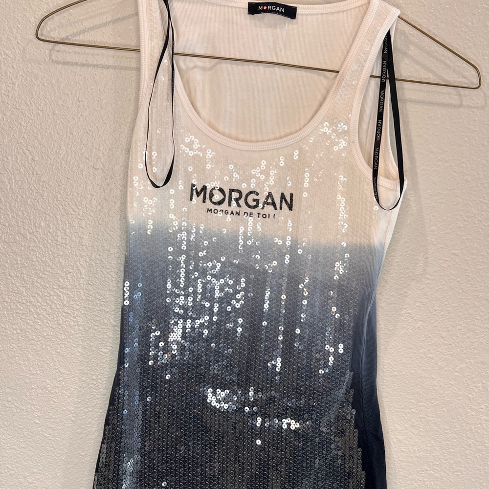 Morgan De Toi Ombré Sequin Tanktop